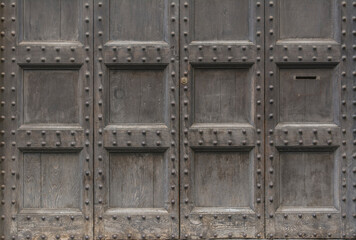 old door with handle castle