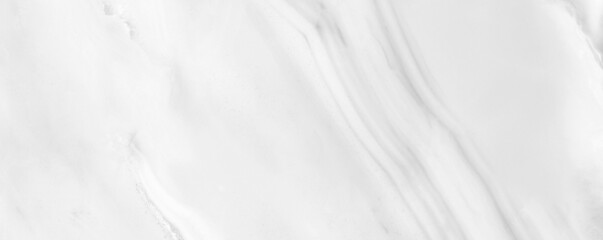 Obraz premium White marble texture background banner top view. Tiles natural stone floor with high resolution. Luxury abstract patterns. Marbling design for banner, wallpaper, packaging design template