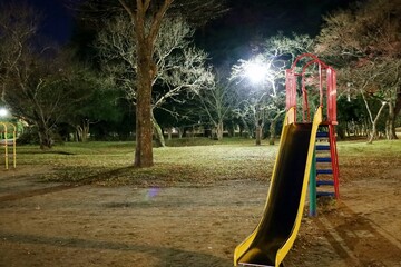 Sendai City, Miyagi Prefecture Japan, November 2021. Playset in the park.
Concept: The tranquility...