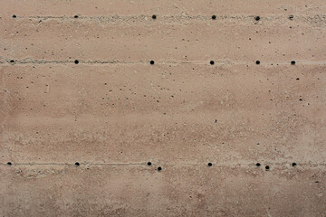 holes in the concrete wall