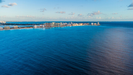 Obraz premium Mexico Beach Carribean Sunset and Sunrise