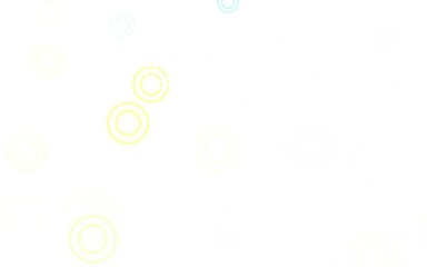 Light Multicolor vector background with spots.