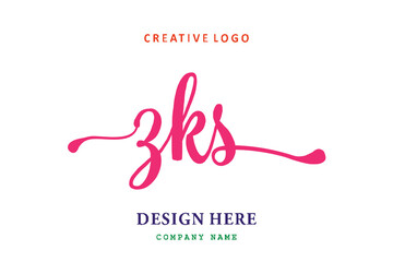 ZKS lettering logo is simple, easy to understand and authoritative