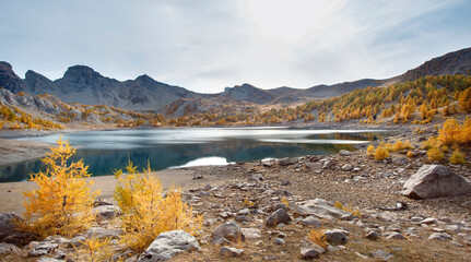 Lac d'allos , Parc du Mercantour, Alpes de Haute-Provence, France