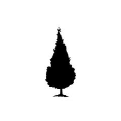 Pine tree Silhouette Christmas tree SVG Fir trees 