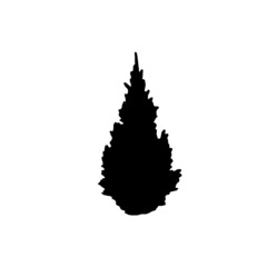 Pine tree Silhouette Christmas tree SVG Fir trees 