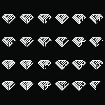 MMA to MMZ letter logo creative design, Multiple triple letter logo design