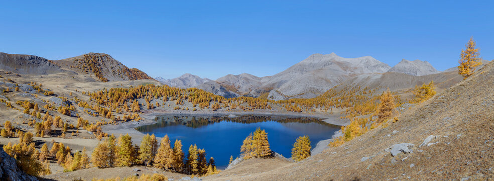 Le Laus en Automne, Parc du Mercantour, Alpes de Haute-Provence, France