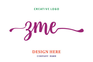 ZME lettering logo is simple, easy to understand and authoritative