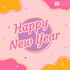 Social media new year greetings