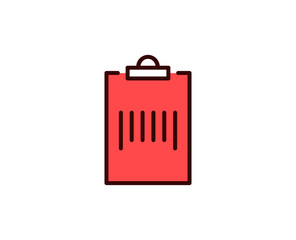 Barcode line icon. Vector symbol in trendy flat style on white background. Commerce sing for design.