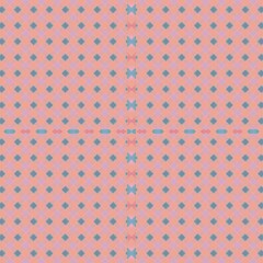 Checkered pattern. Harmonious interweaving of multi colored stripes. Great for decorating fabrics, textiles, gift wrapping, printed products, advertising, scrapbooking. Pink and blue color