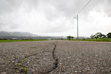 田舎の道