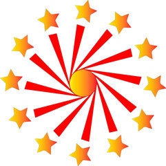 Christmas Tree, Set of Christmas trees, modern colorful flat Icon Isolated on white background