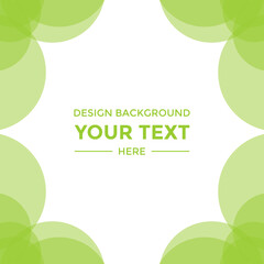 green background with leaves