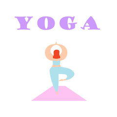 yoga pose silhouette