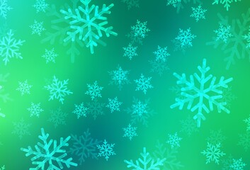 Light Green vector texture in birthday style.