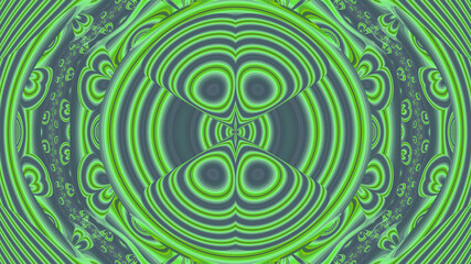 Beautiful abstract flower for art projects, cards, business, posters. 3D illustration, computer-generated fractal