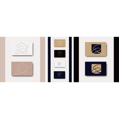 logo icon vector initials R suitable for construction companies