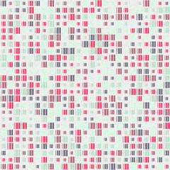 Fototapeta premium Abstract Geometric Pattern generative computational art illustration