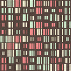 Abstract Geometric Pattern generative computational art illustration