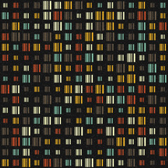 Abstract Geometric Pattern generative computational art illustration