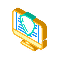 insurance money isometric icon vector. insurance money sign. isolated symbol illustration