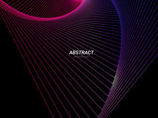 Abstract geometric colorful modern flowing lines pattern background
