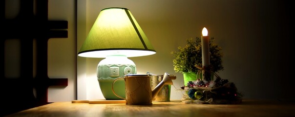 table lights and decorations