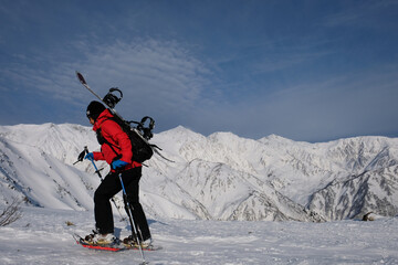 スキー場での風景写真
