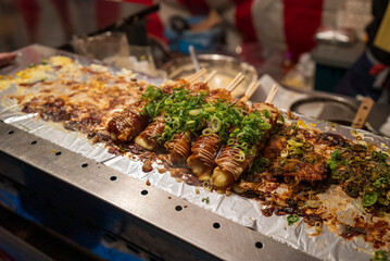 Night market in Kyoto Yasaka Shrine
