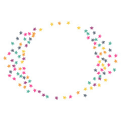 Yellow Leaf Vector White Background. Red Confetti October Design. Thanksgiving Foliage Pattern. Green Foliage Set.