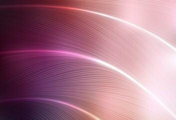 Light Pink vector pattern with bent lines.