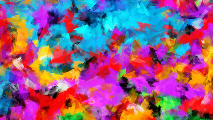 Modern Colorful Brushstroke Painting Background. Abstract Texture Background.