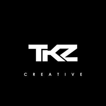 TKZ Letter Initial Logo Design Template Vector Illustration