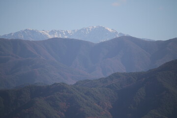 長野の山々の景色