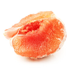 red grapefruit isolated on white background