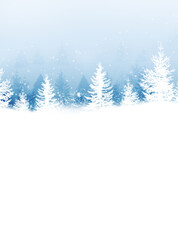 winter snow magic forest