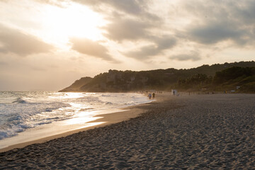 Sunset from Altafulla beach, Tarragona