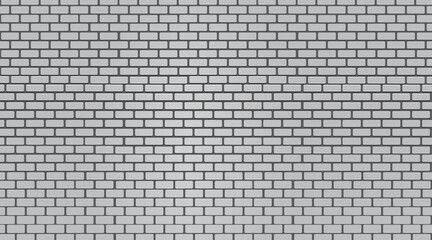 White brick wall texture seamless background.