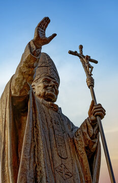 Bronze Statue Pope John Paul II