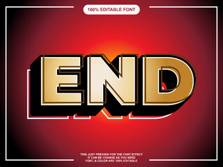 Thick Gold with Outline Editable Text Style Font Effect