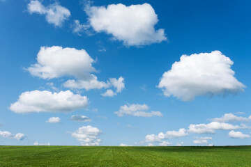 Fototapeta premium Landscape with clouds