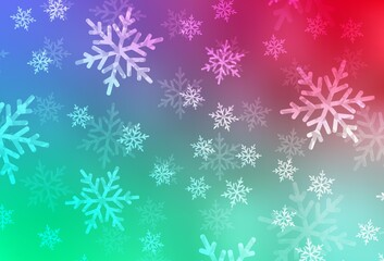 Light Green, Red vector template in carnival style.