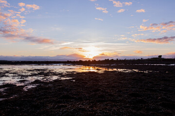 Obraz premium sunset over the sea