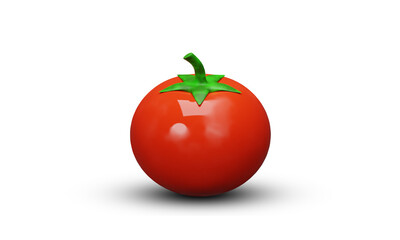 tomato isolated on white