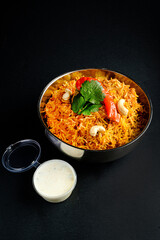 Indian cuisine lunch food, kerala cuisine food concept.