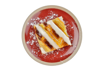 pâtisserie feuilletée à la crème d'amandes