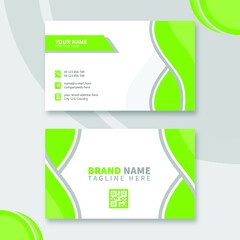 Naklejka premium Corporate business card design template