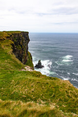 view of the cliffs in ireland